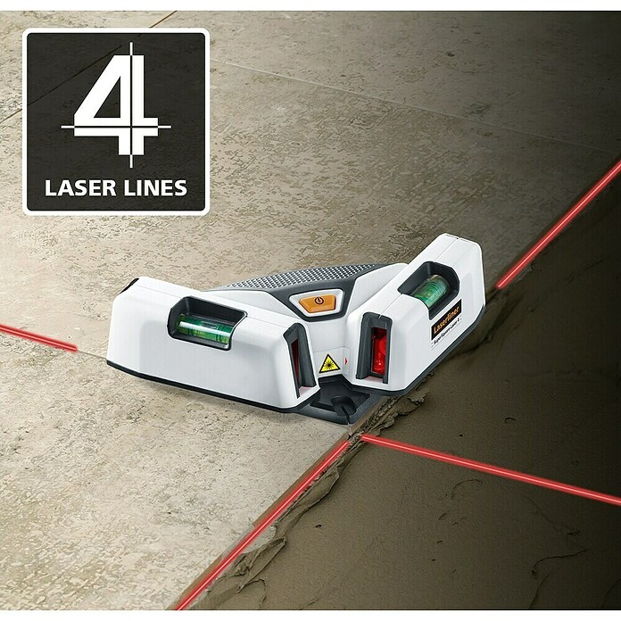 Laserliner Linijski laser SuperSquare-Laser 4  (Maksimalno območje delovanja: 15 m, Kot laserske linije: 90 °) | 1941 - Laser- und elektrische Messgeräte | BADM - Meßwerkzeuge | BAD - Handwerkzeuge | BA - Handwerkzeuge | B - Werkz/Masch/Maschzubeh/Auto | BAUHAUS