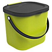 Rotho Mülltrennsystem (6 l, Lime, Eckig, Kunststoff)