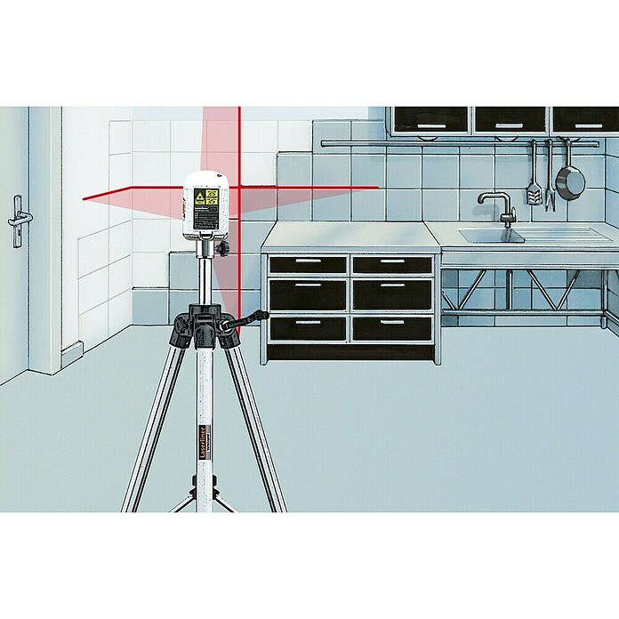 Laserliner Driepootstatief VarioStand L 120 cm (Aluminium, Hoogte: 120 cm) | BAUHAUS