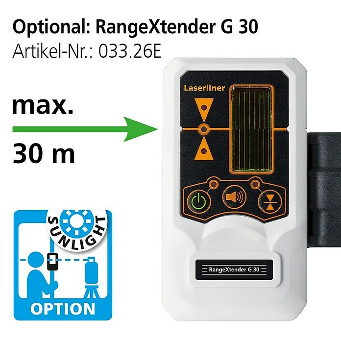 Laserliner Kruislijnlaser SmartCross-Laser GX Set 150 cm (Meetnauwkeurigheid: ± 0,3 mm/m, Met statief) | BAUHAUS
