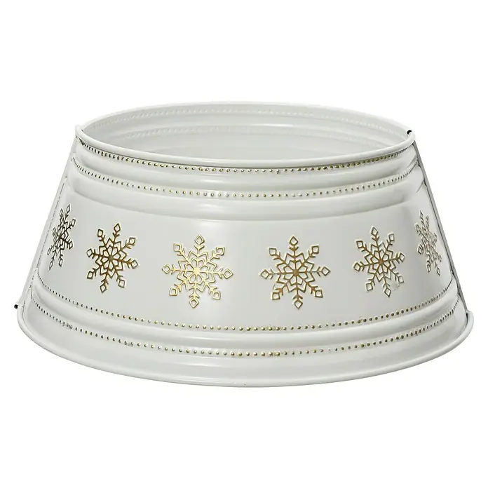 JIWINNER Scatola per collare dell'albero di Natale, 58,4 cm