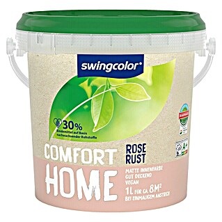 swingcolor Muurverf Comfort Home (Rose Rust, Extra mat, 1 l, Bevat geen conserveringsmiddelen)