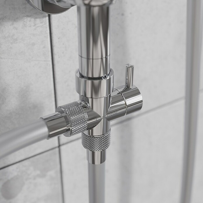 Camargue Duschsystem Florida (Höhe: 97 cm, Chrom) | BAUHAUS
