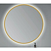 Bath Stage Espejo con luz B-953 (Diámetro: 60 cm, Oro, Blanco frío) | BAUHAUS