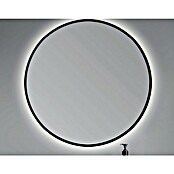 Bath Stage Espejo con luz B-953 (Diámetro: 60 cm, Negro, Blanco frío) | BAUHAUS