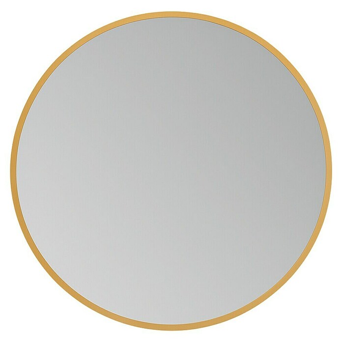 Bath Stage Espejo con luz B-953 (Diámetro: 60 cm, Oro, Blanco frío) | BAUHAUS