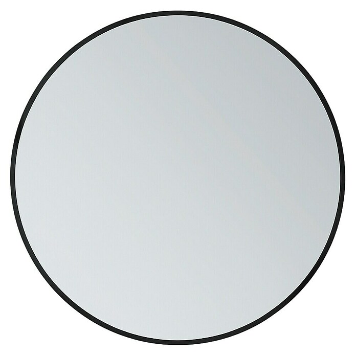Bath Stage Espejo con luz B-953 (Diámetro: 60 cm, Negro, Blanco frío) | BAUHAUS