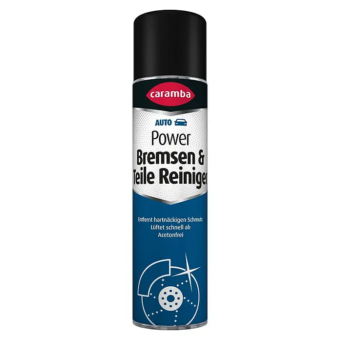 Caramba Bremsen- & Teilereiniger - 400 ml - Caramba Auto Power Bremsen- & Teile-Reiniger. Löst hartnäckigen Schmutz, lüftet schnell ab und ist acetonfrei für eine effektive Reinigung.
