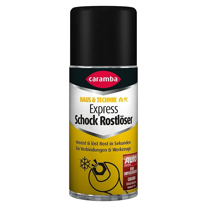 Caramba Rostlöser Express - 100 ml - Dose Caramba Express Schock Rostlöser für Haus und Technik. Vereist und löst Rost in Sekunden für Verbindungen und Werkzeuge.