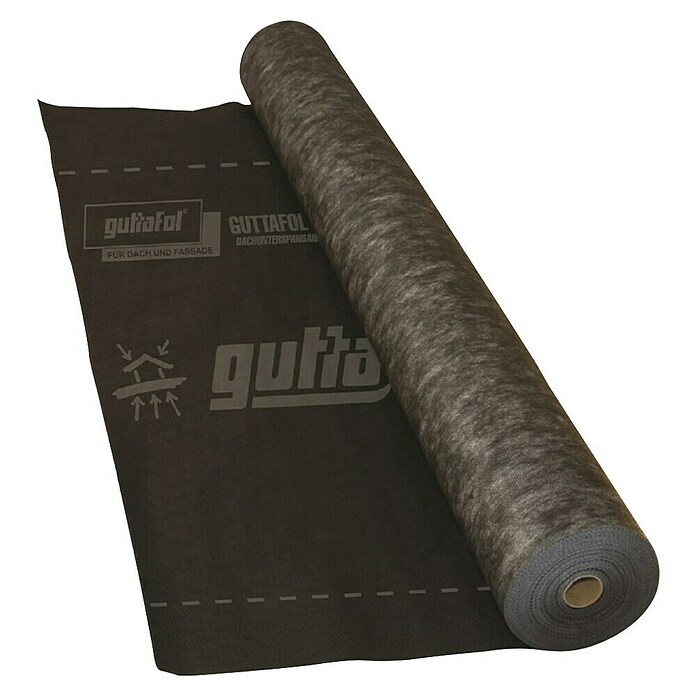 Gutta Podstrešna membrana PP 140  (Do x Š: 20 x 1,5 m, Črna, 30 m²) | 5625 - Dachfolien | FADI - Folien | FAD - Baustoffe | FA - Baustoffe | F - Baustoffe | BAUHAUS