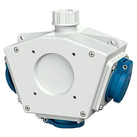 Mennekes  Baustromverteiler Delta-Box CEE- und 2 x Schuko-Steckdose
