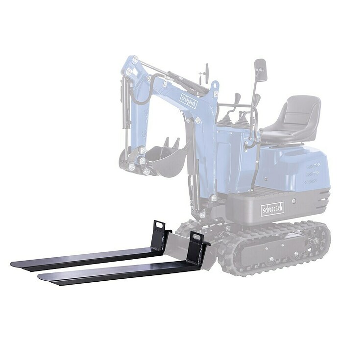 Scheppach Paletne vilice  (Zmogljivost obremenitve: 120 kg) | 2358 - Zubehör Bagger, Kompaktlader, Radlager, Raddumper | BBDN - Baustellengeräte | BBD - Elektro WZ/Großmaschinen | BB - ElektroWZ/Großmaschinen | B - Werkz/Masch/Maschzubeh/Auto | BAUHAUS