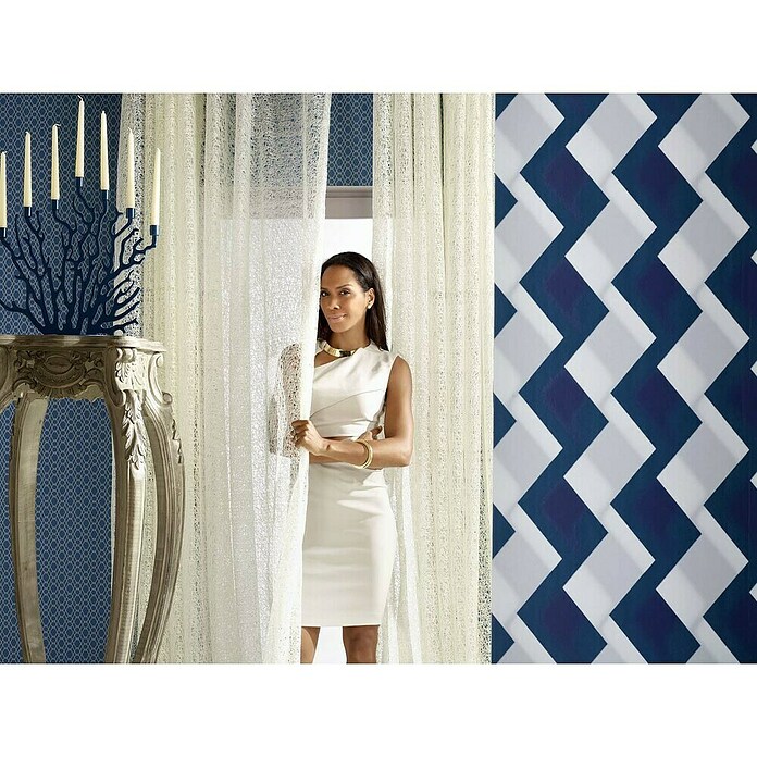 Barbara Becker Home Passion Ösenschal Colourful Moments (Offwhite, 140 x 255 cm)