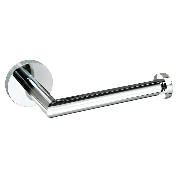 Bath Stage B-Good Portarrollos de reserva - Cromo, Brillante - Una barra de toalla plateada brillante para montar en la pared. Ofrece una solución elegante para cualquier baño y garantiza el orden.