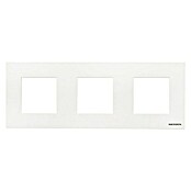 Niessen Zenit Marco (Blanco, x 3, Plástico, Montaje en la pared)