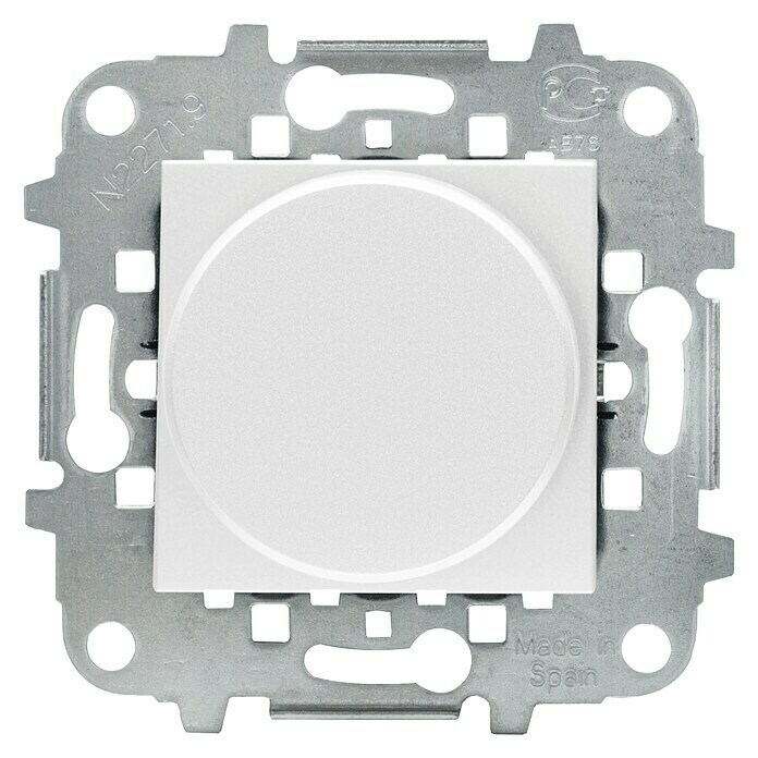 Niessen Zenit Regulador luminoso (Blanco, Montaje en la pared, Plástico)