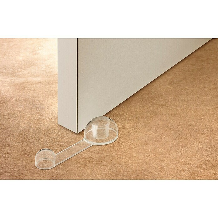 Inofix Tope de puerta retenedor 2035 (Plástico, Transparente)
