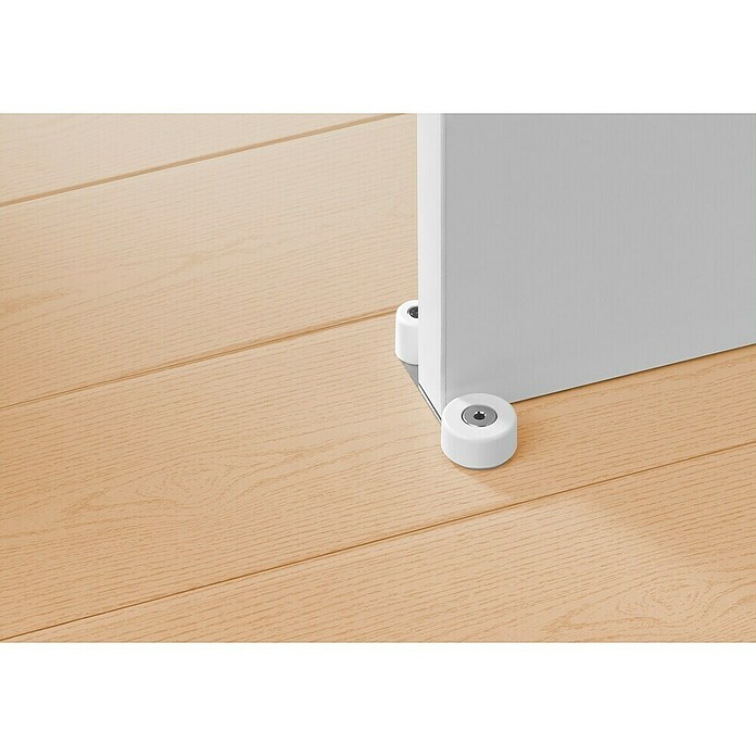 Inofix Tope de puerta retenedor 2058 (Metal, Blanco)