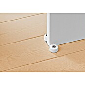 Inofix Tope de puerta retenedor 2058 (Metal, Blanco)