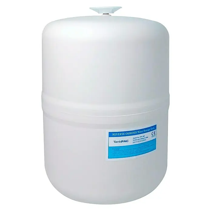 Bb agua Barril de agua presurizado 12L - Ø x Al: 28 mm x 41 cm - Tanque de almacenamiento de agua de ósmosis inversa TankPAC blanco, perfecto para almacenar agua filtrada.