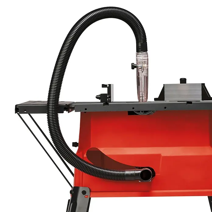 Einhell Tischkreissäge TC-TS 2025/2 U - 1.800 W, Durchmesser Sägeblatt: 250 mm, Schnitttiefe bei 90 °: 85 mm - Tischkreissäge mit Absaugvorrichtung und transparentem Schutz, ideal für präzise Holzarbeiten in der Werkstatt.