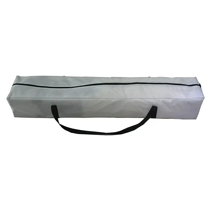 Sunfun Carpa plegable Easy Up - An x Pr: 200 x 300 cm, Blanco - Bolsa de transporte blanca con cremallera y asas negras, perfecta para transportar y guardar productos.