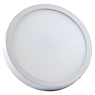 Alverlamp Plafón LED redondo (30 W, Ø x Al: 30 x 4 cm, Blanco, Blanco cálido)