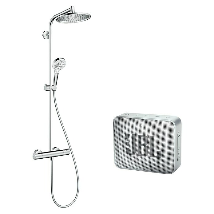 Hansgrohe Crometta Hoofddoucheset (Met thermostaatkraan, Gatafstand: 75 - 85 cm, Chroom)