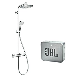 Hansgrohe Crometta Douchesysteem Showerpipe S 240 1jet EcoSmart (Diameter douchekop: 24 cm, Aantal straalsoorten: 2 st., Chroom)