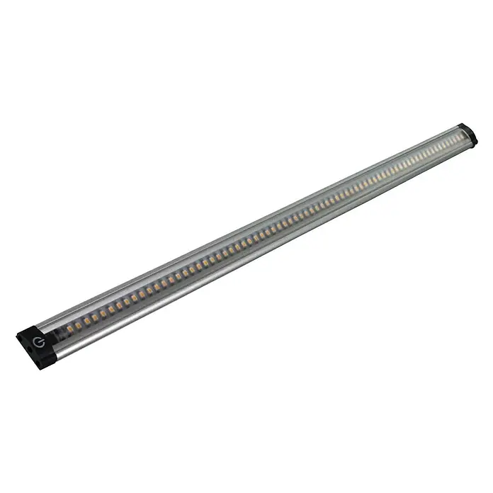 Ritter Leuchten LED-Unterbauleuchte TS - 3 W, Länge: 30 cm, Neutralweiß - LED-Leuchte: Silberne LED-Leuchte mit einer Reihe von kleinen, warmweißen LEDs, die sich ideal für die Beleuchtung von Arbeitsbereichen eignet.
