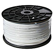 Antennen-Anschlusskabel Koaxial (Weiß, Durchmesser: 12 mm, Schirmungsmaß: 120 dB) | BAUHAUS