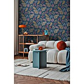 A.S. Création Cosmoliving by Cosmopolitan Papel pintado de vellón Hojas (Azul-lila-amarillo, Floral, 10,05 x 0,53 m) | BAUHAUS
