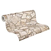 A.S. Création Papel pintado de vellón Piedra (Beige, Efecto piedra, 10,05 x 0,53 m) | BAUHAUS