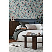 A.S. Création Cosmoliving by Cosmopolitan Papel pintado de vellón Flores (Azul-rosa-fucsia, Floral, 10,05 x 0,53 m) | BAUHAUS