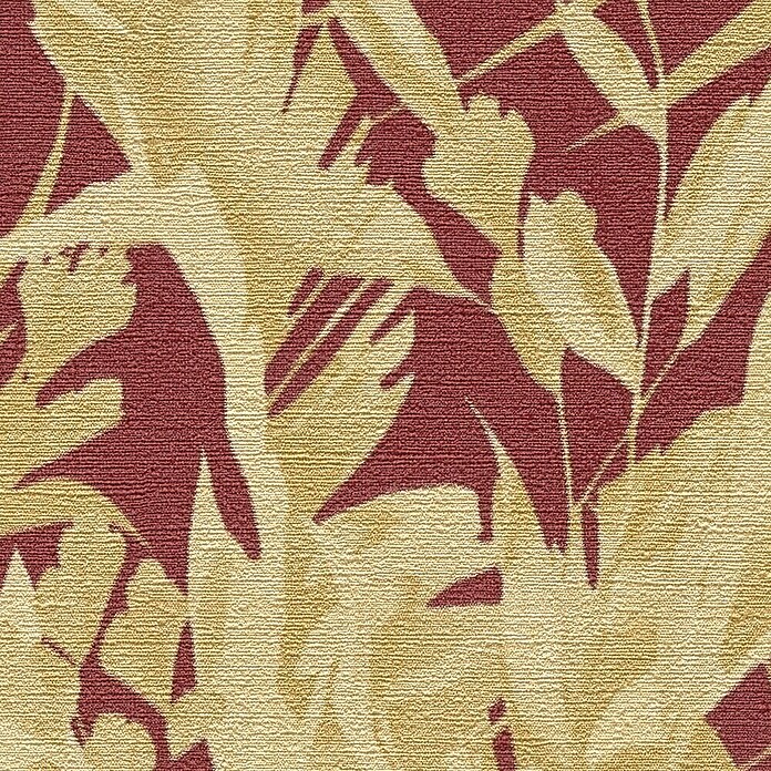 A.S. Création Cosmoliving by Cosmopolitan Papel pintado de vellón Hojas (Rojo-dorado-marrón, Floral, 10,05 x 0,53 m) | BAUHAUS