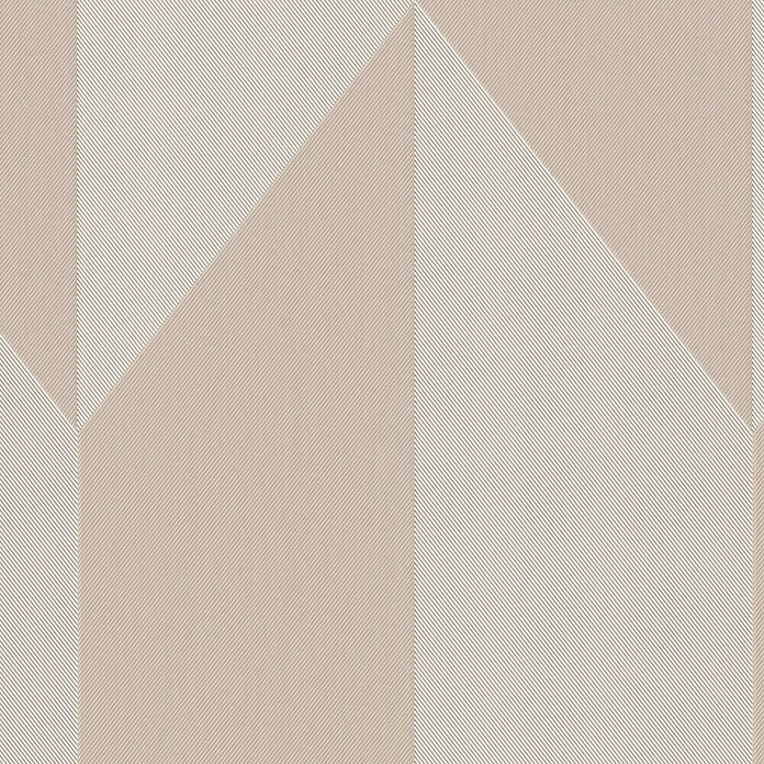 A.S. Création Cosmoliving by Cosmopolitan Papel pintado de vellón Geométrico (Beige metalizado, Gráfico, 10,05 x 0,53 m) | BAUHAUS