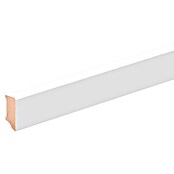 Sockelleiste (L x B x H: 2 400 x 16 x 40 mm, Kiefer, Weiß, 10 Stk.) | BAUHAUS