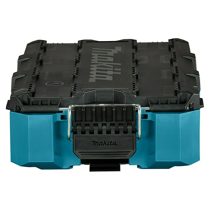 Makita Werkzeugkasten Maktrak M - Kunststoff, L x B x H: 56,2 x 38,7 x 16,2 cm - Makita Werkzeugkoffer mit Tragegriff und robustem Design für den Transport und die Aufbewahrung von Werkzeugen.