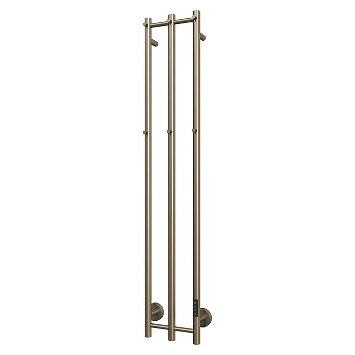 TVS Design Elektrische badkamerradiator PLUS 3 EL (Goud geborsteld, b x h: 28 x 150 cm) | BAUHAUS