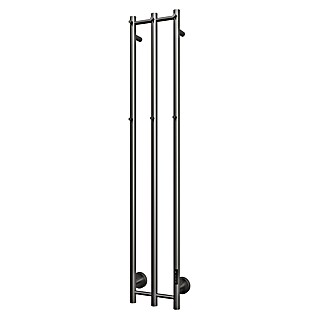 TVS Design Elektrische badkamerradiator PLUS 3 EL (Gun metal, b x h: 28 x 150 cm)