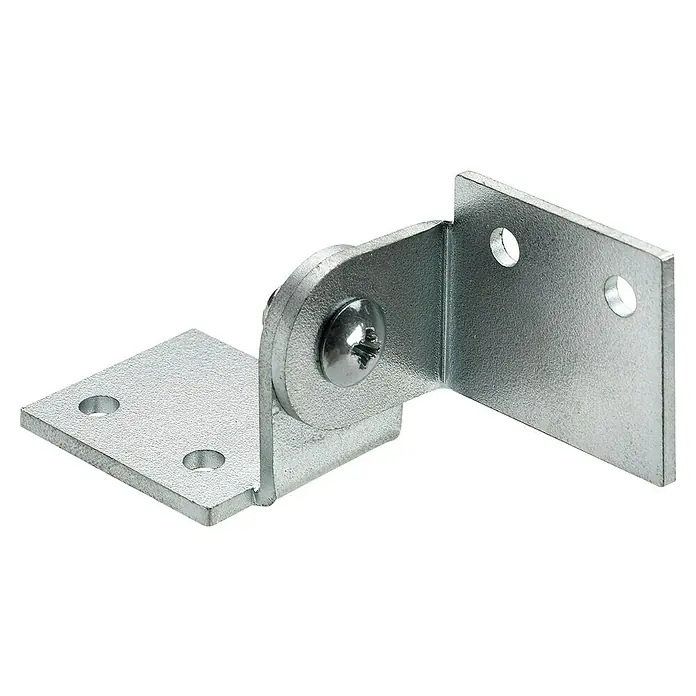 Hettich Dachschrägenadapter-Set - Traglast: 20 kg - Schwenkbares Metallscharnier mit Schraube, ideal für flexible Verbindungen und Montagearbeiten.