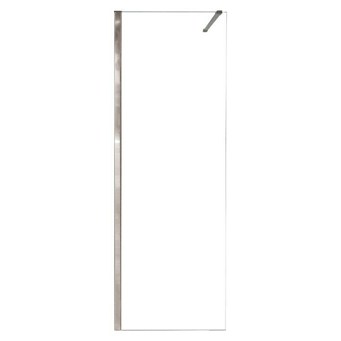 Mampara de ducha fija Walk-In Antibes (An x Al: 90 x 200 cm, 8 mm, Cromo)