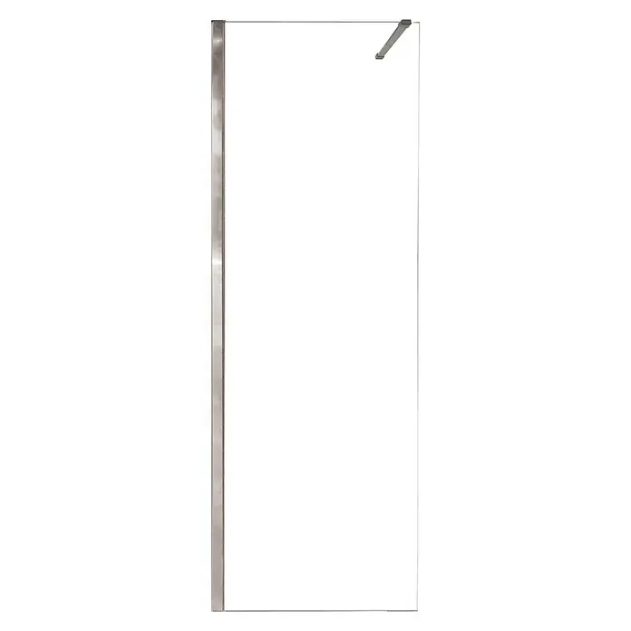 Mampara de ducha fija Antibes - An x Al: 88 x 200 cm, Cromo - Mampara de ducha con marco y brazo de soporte. Esta mampara de ducha elegante es un complemento elegante para cualquier baño.