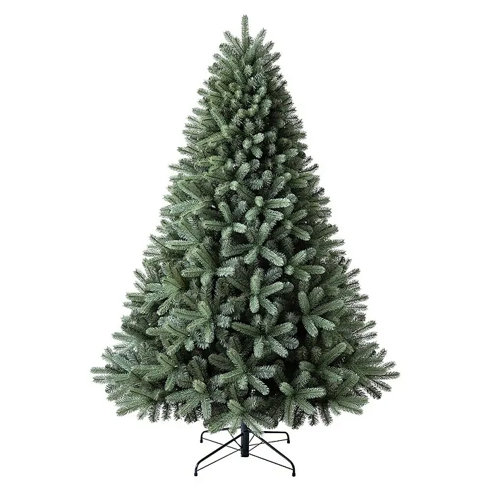 50 NRTH Künstlicher Weihnachtsbaum Vermont - Höhe: 210 cm, Grün, Standfuß - Ein detailreicher künstlicher Weihnachtsbaum mit lebensechten Nadeln, der eine festliche Atmosphäre schafft. Perfekt für die Weihnachtszeit!
