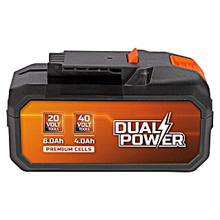 PowerPlus Batería Dual (40 V, 4 Ah - 8 Ah, Iones de litio)