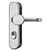 Abus Schutzbeschlag KLSZ 714 (Wohnungsabschlusstür, Aluminium, Türstärke: 37 - 47 mm, Knopf außen, Drücker innen)