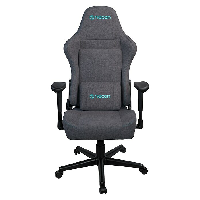 Nacon Silla de oficina PCCH-380 (Para Gamers, Gris, Cojín lumbar) | BAUHAUS