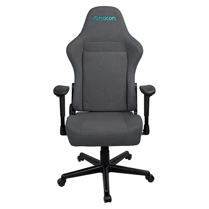 Nacon Silla de oficina PCCH-380 - Para Gamers, Gris, Cojín lumbar - Imagen de una silla gaming Nacon, ideal para largas sesiones de juego con confort y estilo. Su diseño ergonómico ofrece un soporte óptimo durante horas de juego.