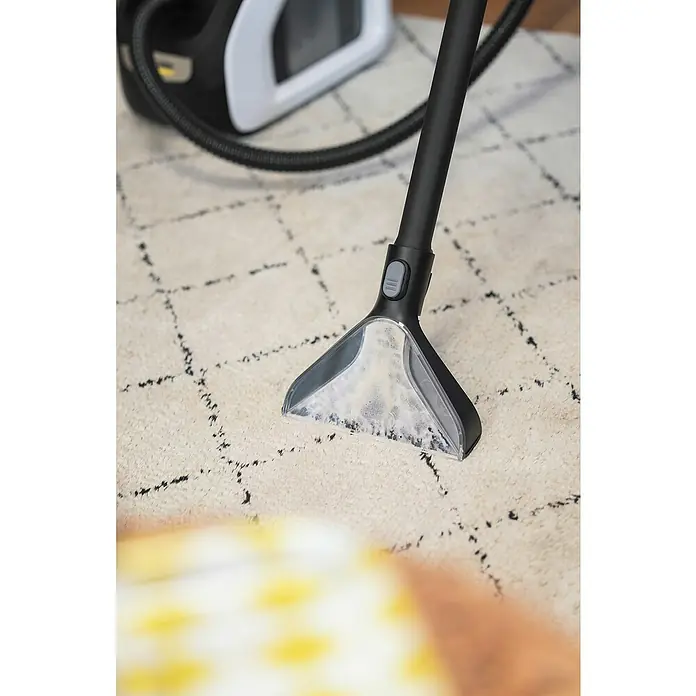 Kärcher Boquilla de alta presión XXL - Específico para: SE 3 Compact de Kärcher - El limpiador a vapor Kärcher elimina manchas y suciedad de una alfombra con una boquilla especial para tapicerías y alfombras.