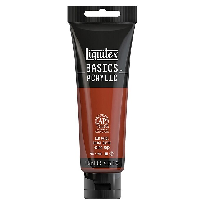 Liquitex Basics Akrilna boja  (Oksid crvena, 118 ml) | BAUHAUS